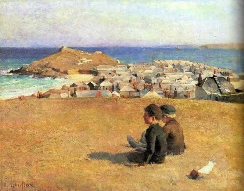 Ragazzi sulla riva
